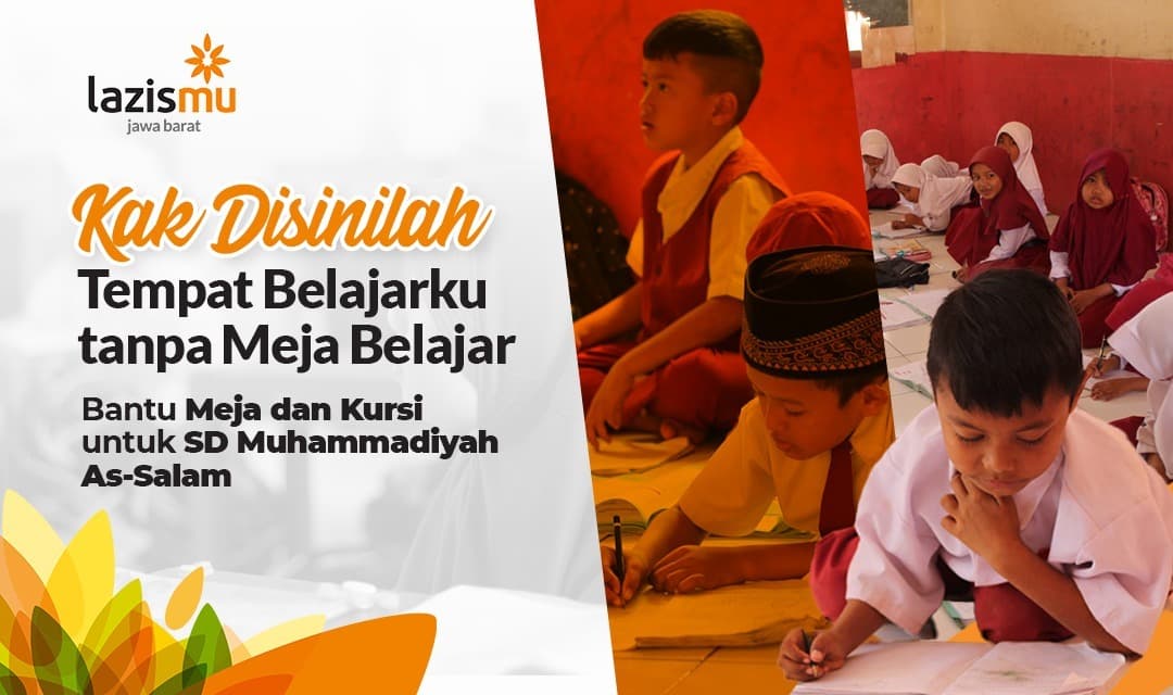 Darurat! Para Siswa Butuh Meja dan Kursi untuk Belajar