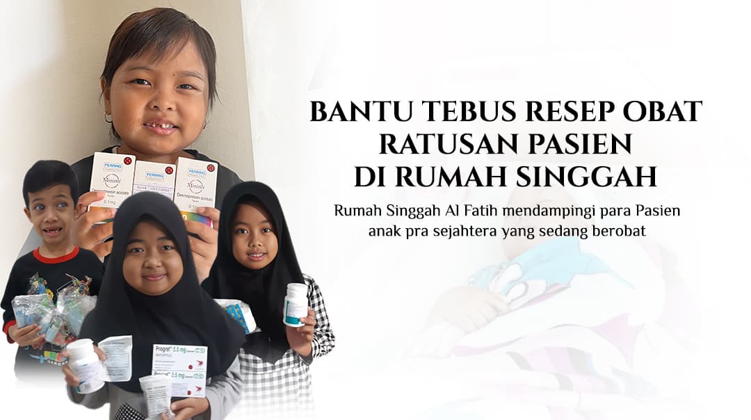 Bantu Tebus Resep Obat Ratusan Pasien di Rumah Singgah