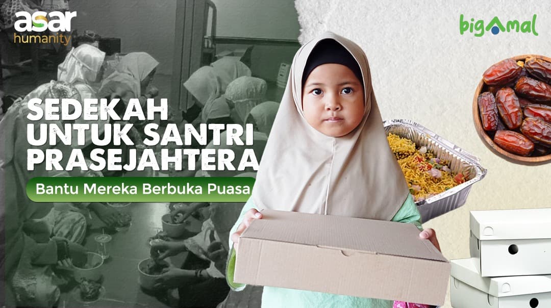 Berbagi Iftar, Padamkan Lapar Santri Penghafal Al-Qur’an