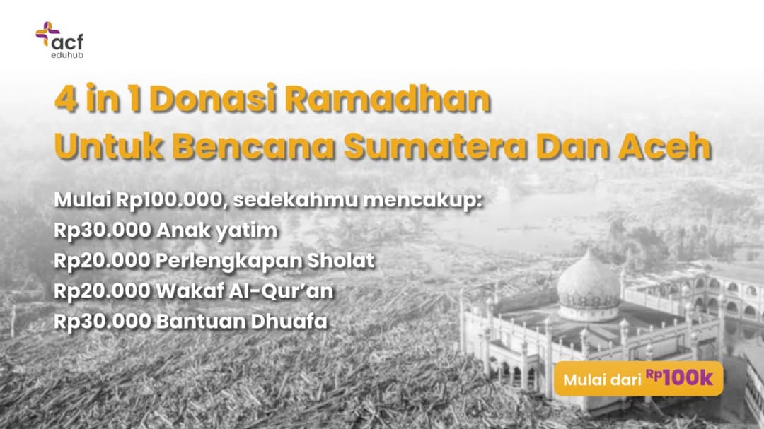 4in1 Donasi untuk Bencana Sumatera dan Aceh