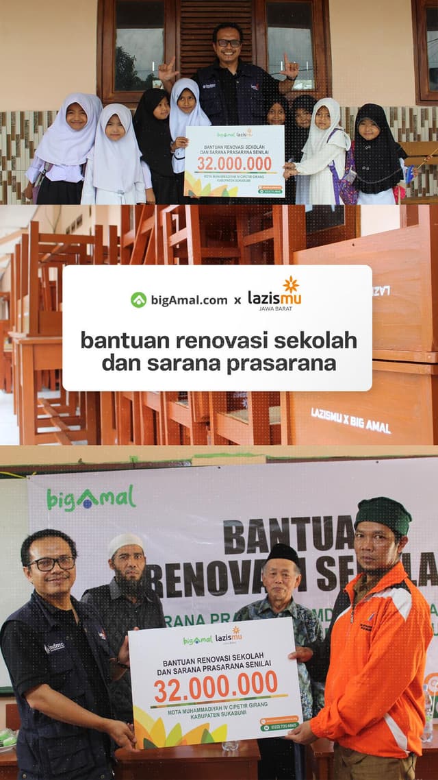 Laporan Implementasi Bantuan Renovasi Sekolah dan Sarana Prasarana MDTA Cipetir
