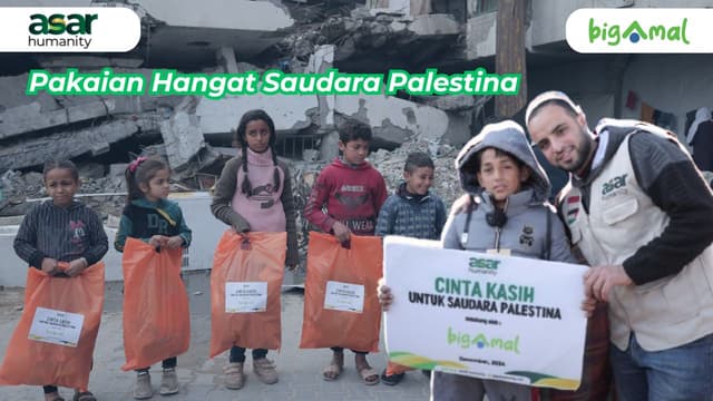 Pakaian Hangat Saudara Palestina