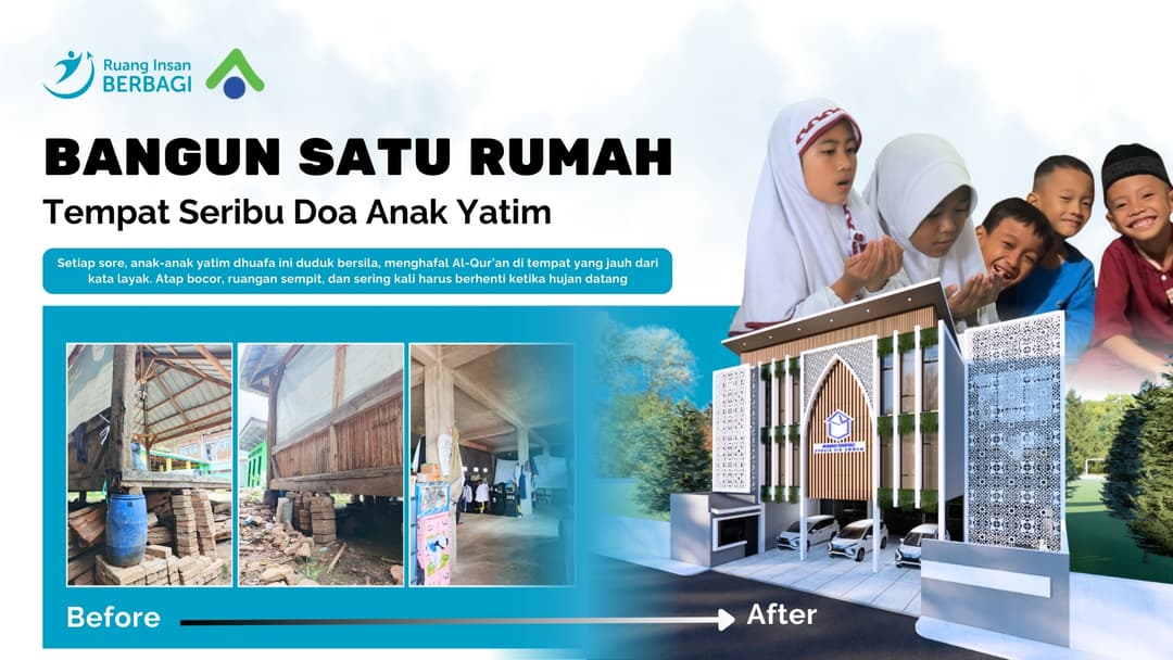 Bangun Satu Rumah, Tempat Seribu Doa Anak Yatim